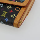 LOUIS VUITTON Multicolor Porte Monnaie Billets Cartes Credit M92984 Auth 181677A-15