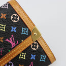 LOUIS VUITTON Multicolor Porte Monnaie Billets Cartes Credit M92984 Auth 181677A-17