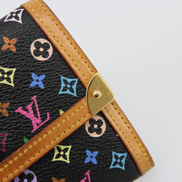 LOUIS VUITTON Multicolor Porte Monnaie Billets Cartes Credit M92984 Auth 181677A
