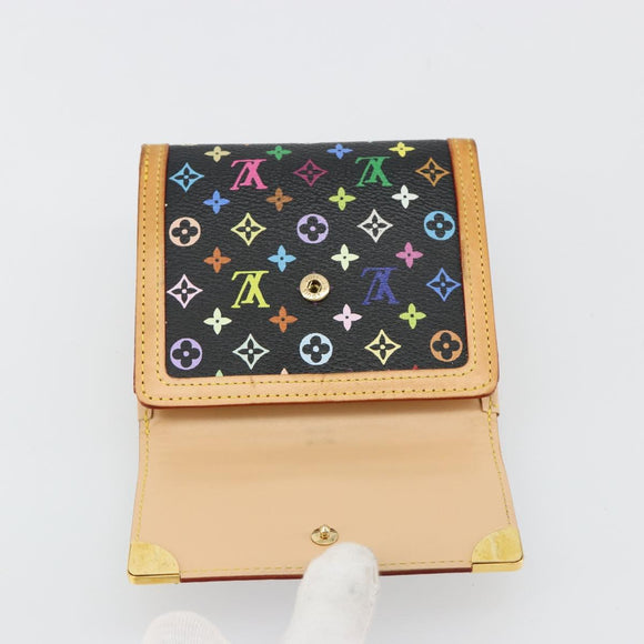 LOUIS VUITTON Multicolor Porte Monnaie Billets Cartes Credit M92984 Auth 181677A