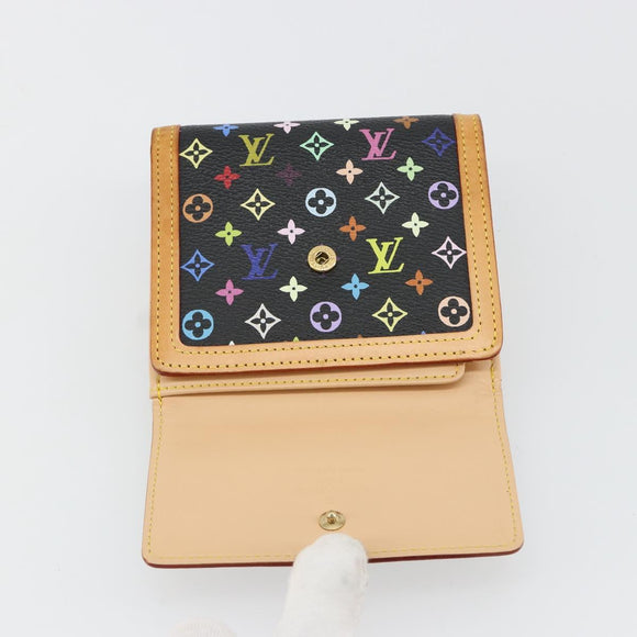 LOUIS VUITTON Multicolor Porte Monnaie Billets Cartes Credit M92984 Auth 181677A
