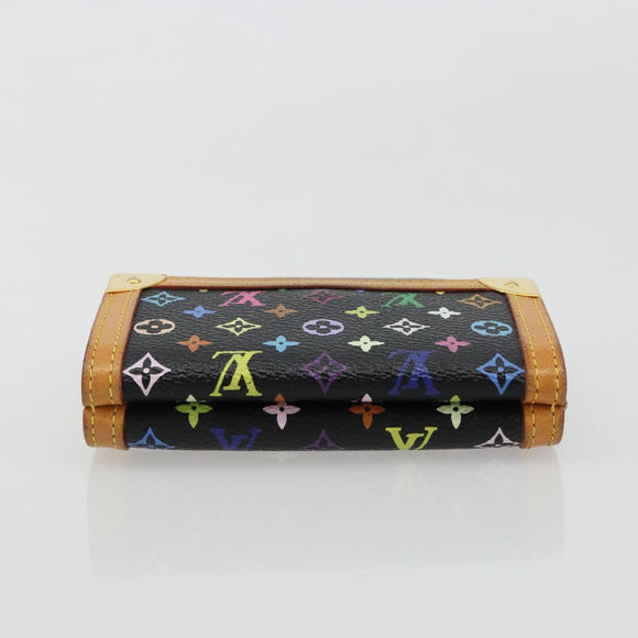 LOUIS VUITTON Multicolor Porte Monnaie Billets Cartes Credit M92984 Auth 181677A