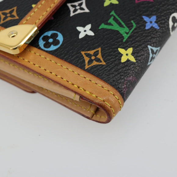 LOUIS VUITTON Multicolor Porte Monnaie Billets Cartes Credit M92984 Auth 181677A