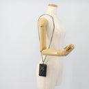 CHANEL Matelasse Chain Card Case Lamb Skin Black Gold CC Auth 181678A-23