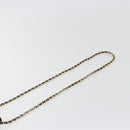 CHANEL Mini Matelasse Neck Pouch Velor Black Gold CC Auth 181680-8