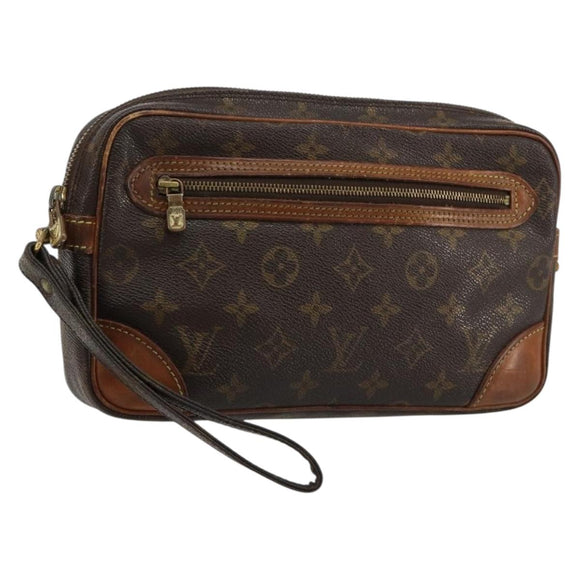 LOUIS VUITTON Monogram Marly Dragonne GM Clutch Bag M51825 LV Auth 181693