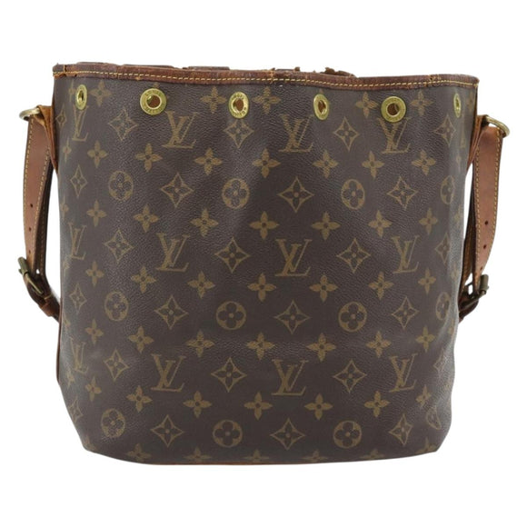 LOUIS VUITTON Monogram Petit Noe Shoulder Bag M42226 LV Auth 181696