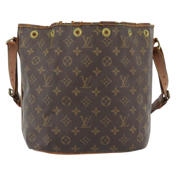 LOUIS VUITTON Monogram Petit Noe Shoulder Bag M42226 LV Auth 181696