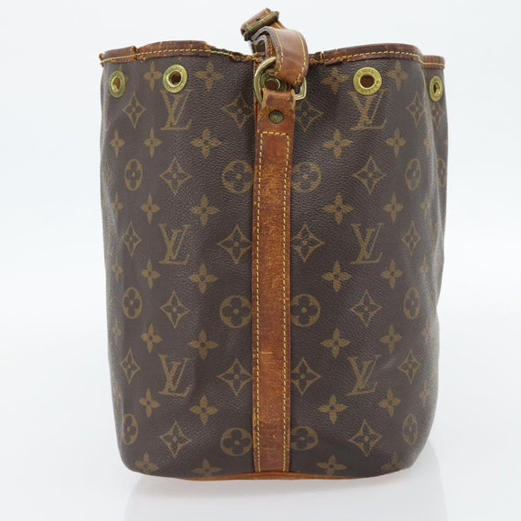 LOUIS VUITTON Monogram Petit Noe Shoulder Bag M42226 LV Auth 181696