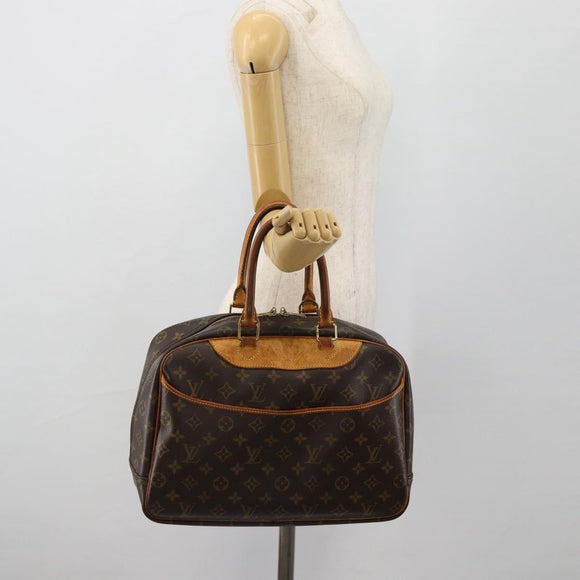 LOUIS VUITTON Monogram Deauville Hand Bag M47270 LV Auth 181699