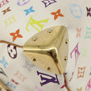 LOUIS VUITTON Monogram Multicolor Speedy 30 Bag White Bron M92643 LV Auth 181700-13