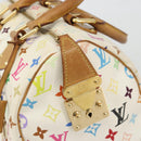 LOUIS VUITTON Monogram Multicolor Speedy 30 Bag White Bron M92643 LV Auth 181700-17