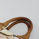 LOUIS VUITTON Monogram Multicolor Speedy 30 Bag White Bron M92643 LV Auth 181700-8