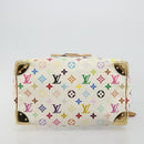 LOUIS VUITTON Monogram Multicolor Speedy 30 Bag White Bron M92643 LV Auth 181700-9