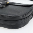 LOUIS VUITTON Epi Jeune Fille MM Schoudertas Zwart M52152 LV Auth 181701-14