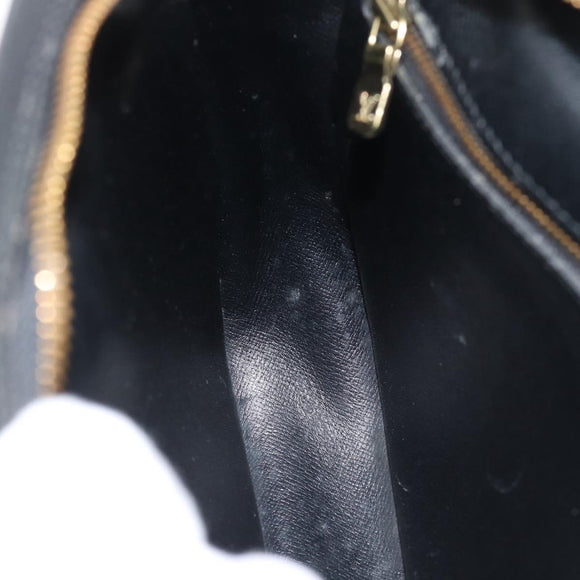 LOUIS VUITTON Epi Jeune Fille MM Schoudertas Zwart M52152 LV Auth 181701