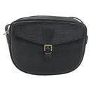 LOUIS VUITTON Epi Jeune Fille MM Schoudertas Zwart M52152 LV Auth 181701-13
