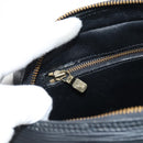 LOUIS VUITTON Epi Jeune Fille MM Schoudertas Zwart M52152 LV Auth 181701-22