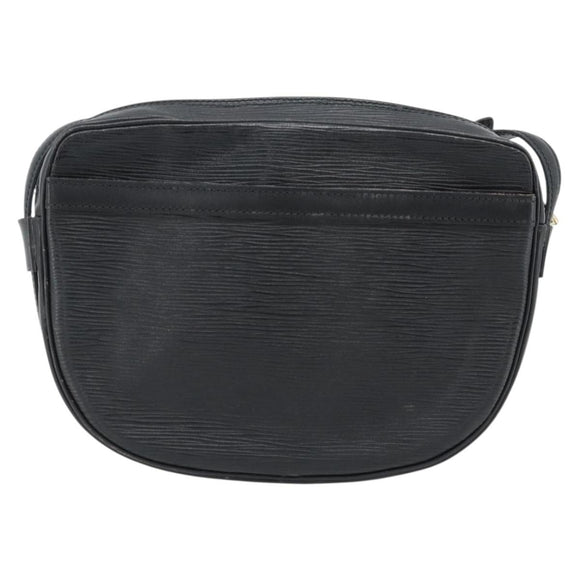 LOUIS VUITTON Epi Jeune Fille MM Schoudertas Zwart M52152 LV Auth 181701