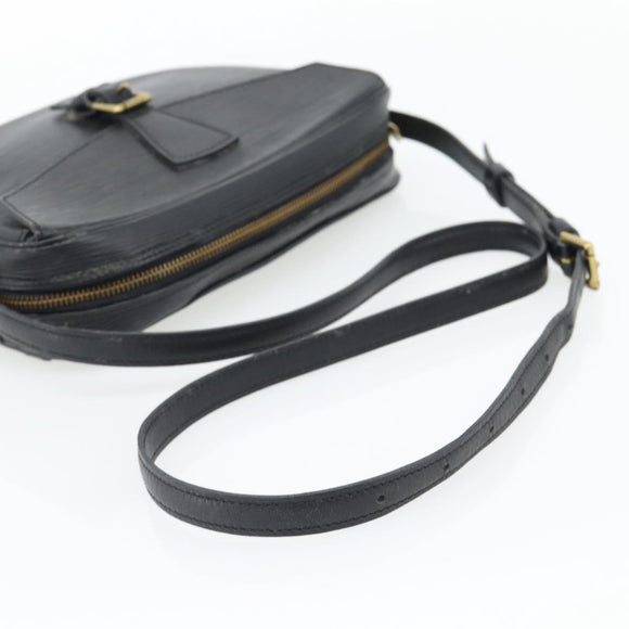 LOUIS VUITTON Epi Jeune Fille MM Schoudertas Zwart M52152 LV Auth 181701