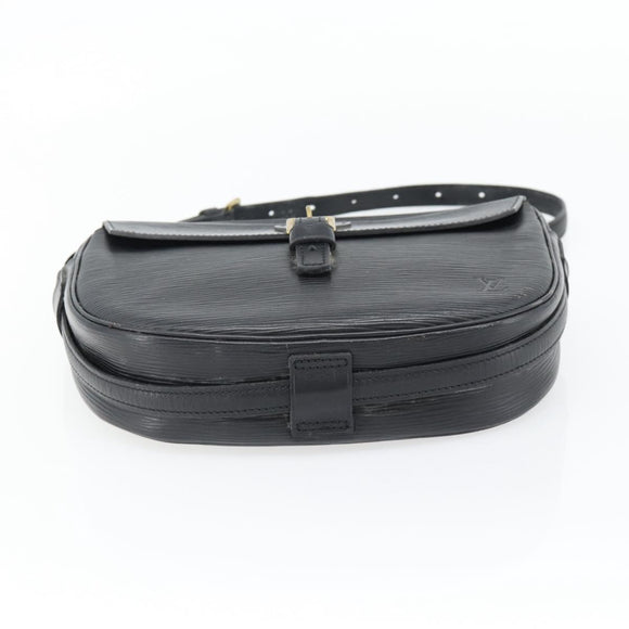 LOUIS VUITTON Epi Jeune Fille MM Schoudertas Zwart M52152 LV Auth 181701