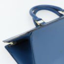 LOUIS VUITTON Epi Sac Triangle Hand Bag Blue M52095 LV Auth 181702-15