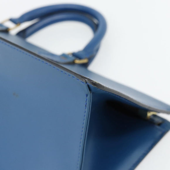 LOUIS VUITTON Epi Sac Triangle Hand Bag Blue M52095 LV Auth 181702