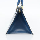 LOUIS VUITTON Epi Sac Triangle Hand Bag Blue M52095 LV Auth 181702-3