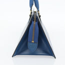 LOUIS VUITTON Epi Sac Triangle Hand Bag Blue M52095 LV Auth 181702-4