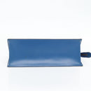LOUIS VUITTON Epi Sac Triangle Hand Bag Blue M52095 LV Auth 181702-5