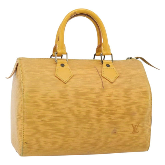 LOUIS VUITTON Epi Speedy 25 Handtasche Tassili Yellow M43019 LV Auth 181703