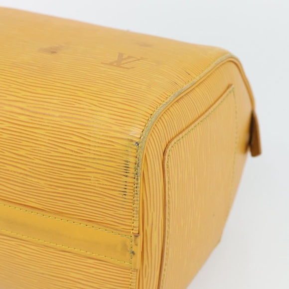 LOUIS VUITTON Epi Speedy 25 Handtasche Tassili Yellow M43019 LV Auth 181703