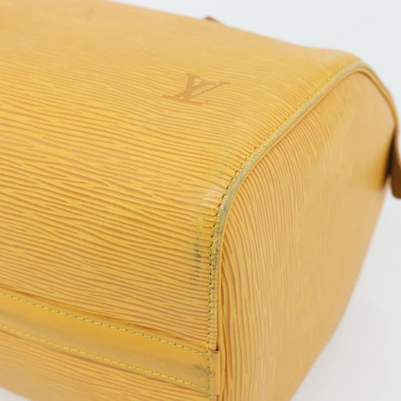LOUIS VUITTON Epi Speedy 25 Handtasche Tassili Yellow M43019 LV Auth 181703