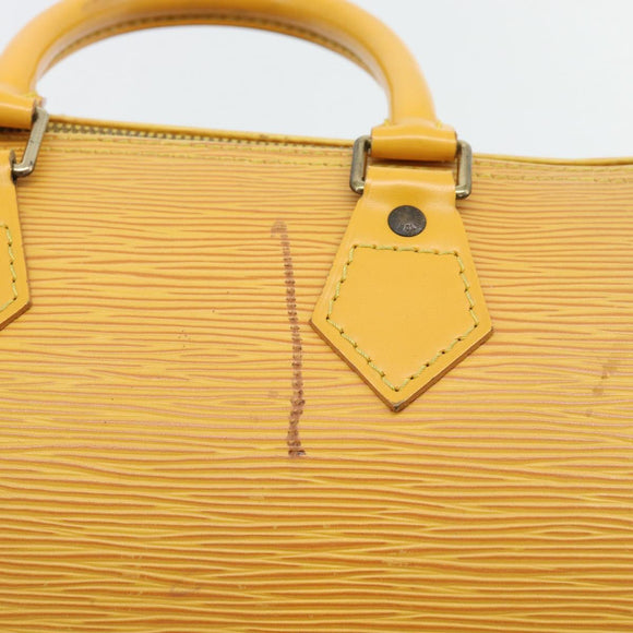 LOUIS VUITTON Epi Speedy 25 Handtasche Tassili Yellow M43019 LV Auth 181703