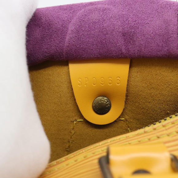 LOUIS VUITTON Epi Speedy 25 Handtasche Tassili Yellow M43019 LV Auth 181703