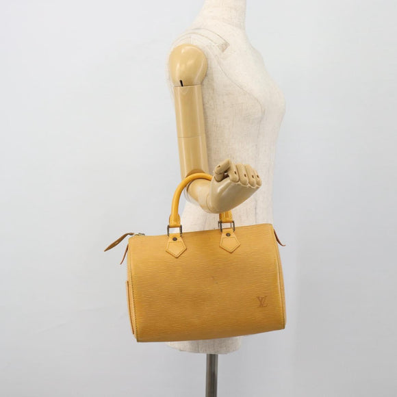 LOUIS VUITTON Epi Speedy 25 Handtasche Tassili Yellow M43019 LV Auth 181703