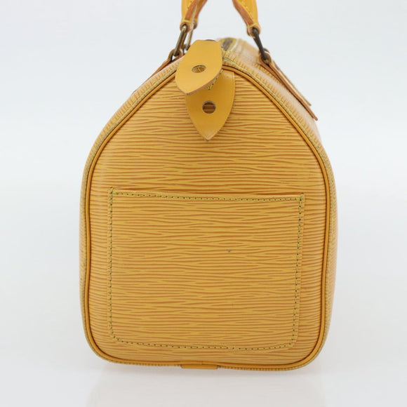 LOUIS VUITTON Epi Speedy 25 Handtasche Tassili Yellow M43019 LV Auth 181703