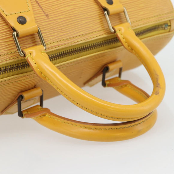 LOUIS VUITTON Epi Speedy 25 Handtasche Tassili Yellow M43019 LV Auth 181703