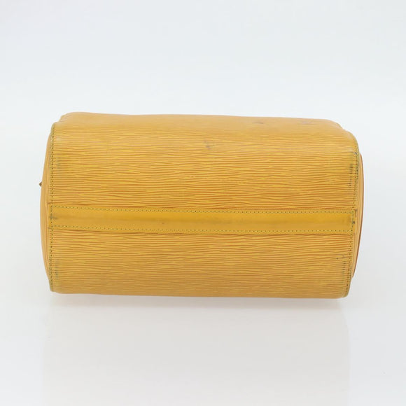 LOUIS VUITTON Epi Speedy 25 Handtasche Tassili Yellow M43019 LV Auth 181703