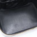 CHANEL COCO Mark Vanity Handtas Lakleer Zwart Goud CC Auth 181704-18