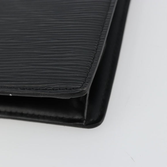 LOUIS VUITTON Epi Trousse Crete Pouch Black M48402 LV Auth 181706