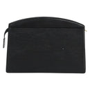 LOUIS VUITTON Epi Trousse Crete Pouch Black M48402 LV Auth 181706-2