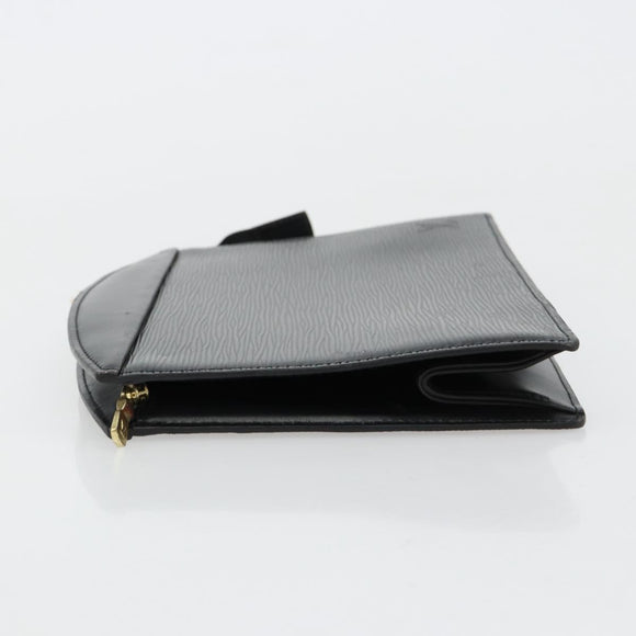 LOUIS VUITTON Epi Trousse Crete Pouch Black M48402 LV Auth 181706