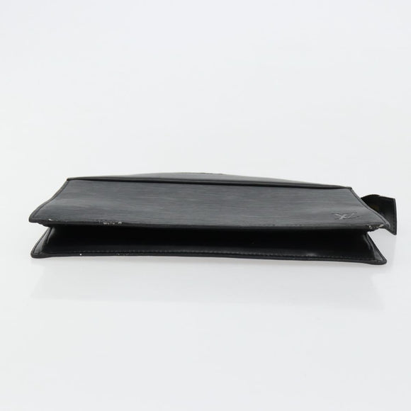 LOUIS VUITTON Epi Trousse Crete Pouch Black M48402 LV Auth 181706