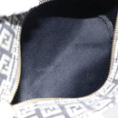 FENDI Zucchino Canvas Hand Bag Black Gold Auth 181708-11