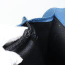 CELINE Circle Hand Bag Leather Blue Gold Auth 181709A-20