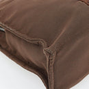 HERMES Fourre Tout MM Handtas Canvas Bruin Zilver Auth 181710-16