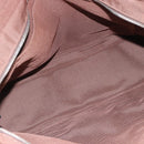 HERMES Fourre Tout MM Handtas Canvas Bruin Zilver Auth 181710-10