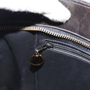 CHANEL Matelasse Reprint Tote Bag Lamb Skin Black Gold CC Auth 181711A-22