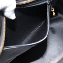 CHANEL Matelasse Reprint Tote Bag Lamb Skin Black Gold CC Auth 181711A-23